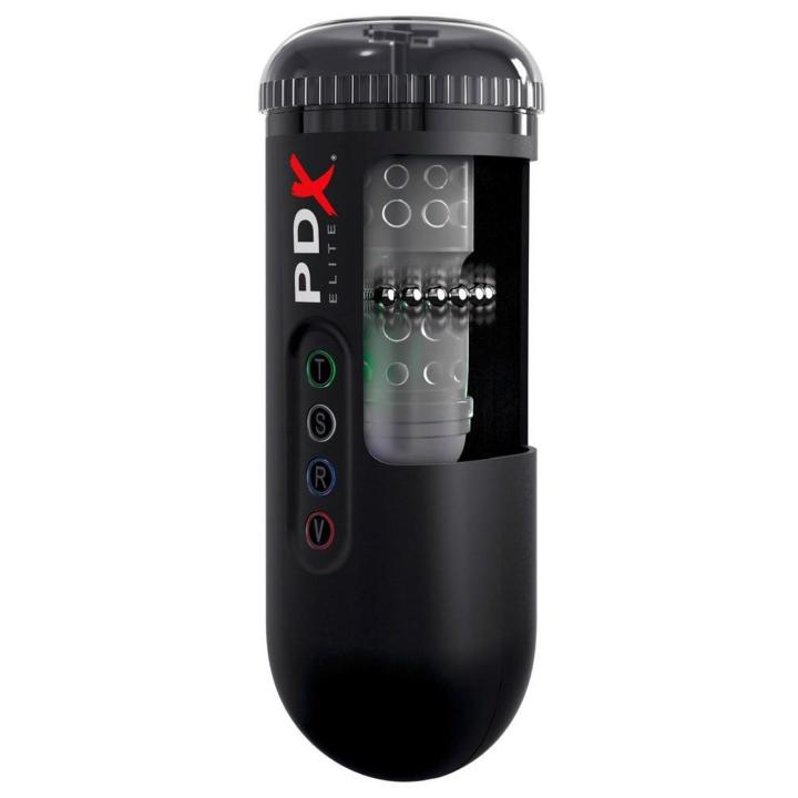 Automatyczny masturbator z wibracją i ssaniem USB 22,5 cm