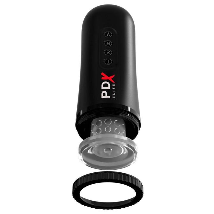 Automatyczny masturbator z wibracją i ssaniem USB 22,5 cm