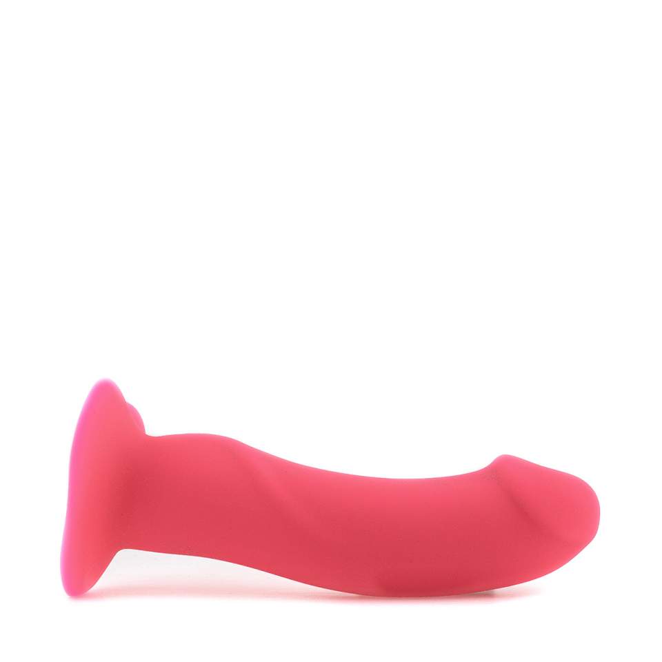 Różowe silikonowe dildo The Boss – Stubs Fun Factory