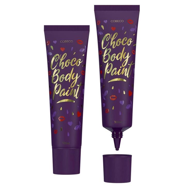 Jadalna farba do ciała czekoladowa 100 ml - zmysłowa gra wstępna
