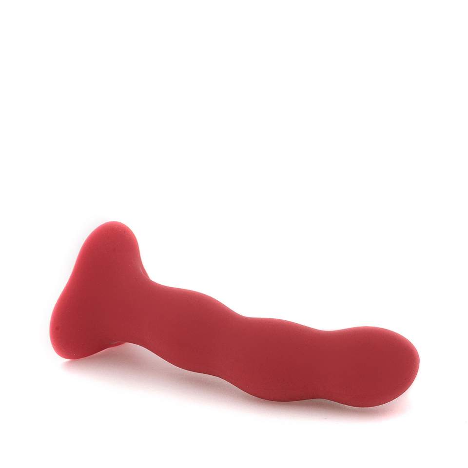 Pomarańczowe silikonowe dildo Bouncer Fun Factory – 4 cm