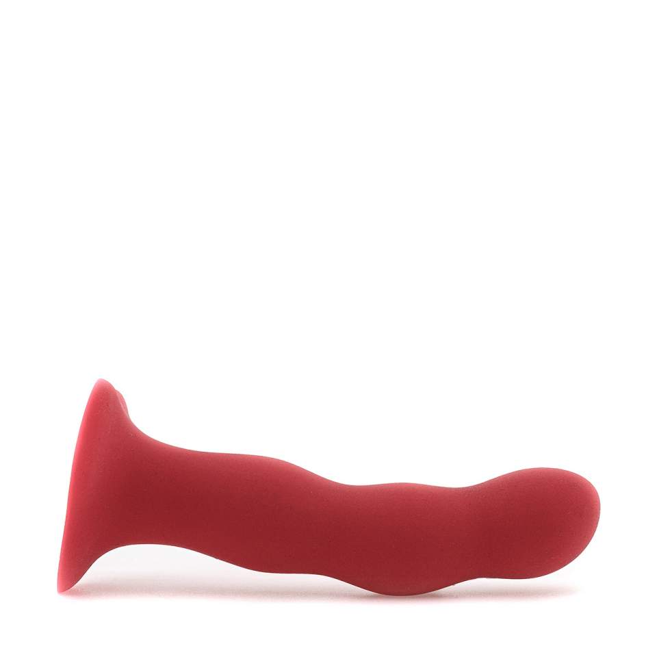 Pomarańczowe silikonowe dildo Bouncer Fun Factory – 4 cm