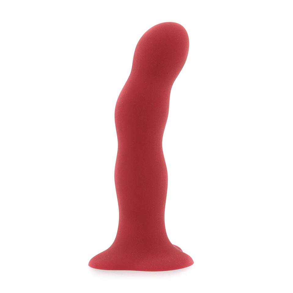 Pomarańczowe silikonowe dildo Bouncer Fun Factory – 4 cm