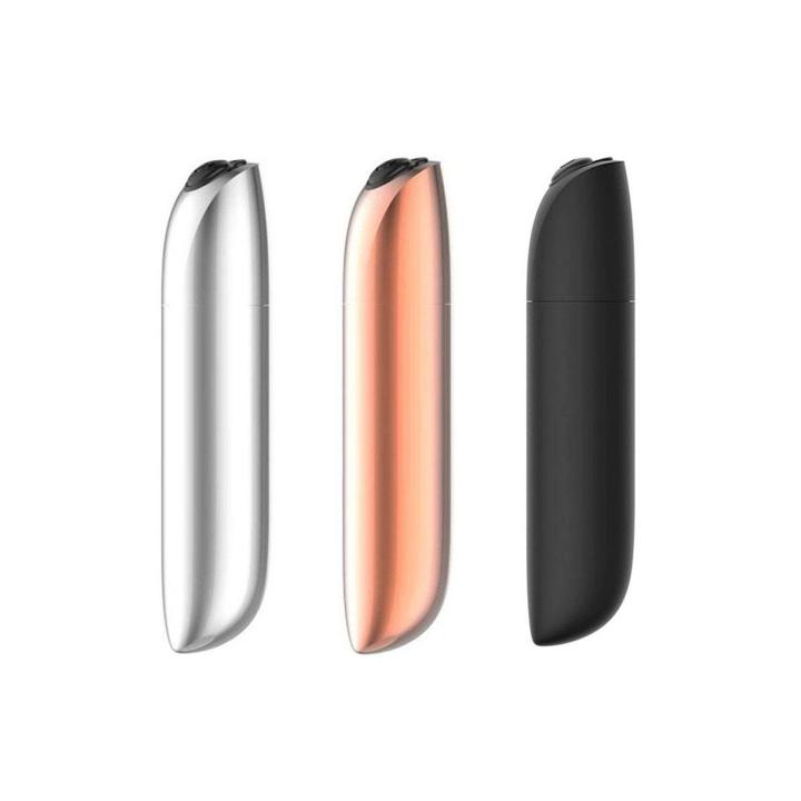 Srebrny mini wibrator kulka USB 20 trybów, wodoodporny i mocny