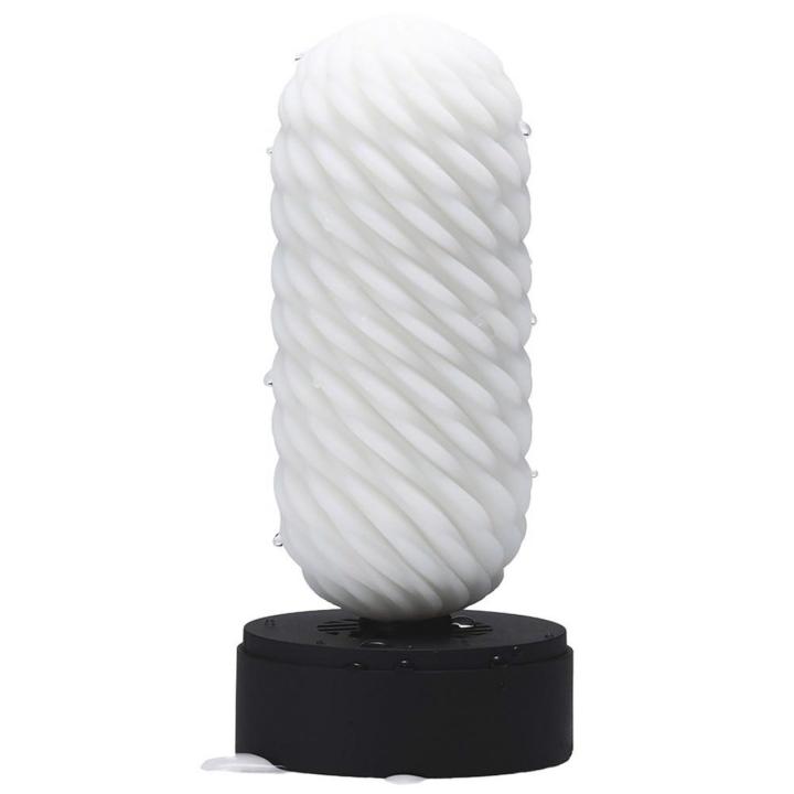 Wielorazowy masturbator 3D premium z falistą strukturą i lubrykantem