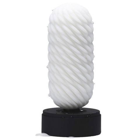 Wielorazowy masturbator 3D premium z falistą strukturą i lubrykantem