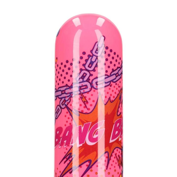 Różowy wibrator ładowany USB pop art – klasyczny wibrator o ergonomicznym kształcie