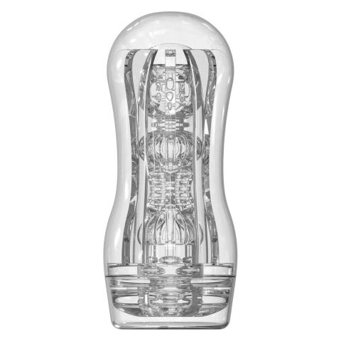 Przezroczysty masturbator próżniowy z regulacją ssania 18 cm