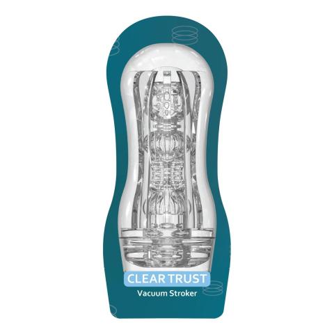 Przezroczysty masturbator próżniowy z regulacją ssania 18 cm