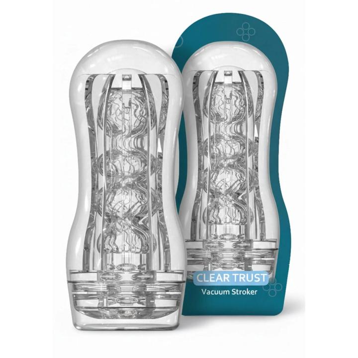 Przezroczysty masturbator próżniowy z regulacją ssania 18 cm