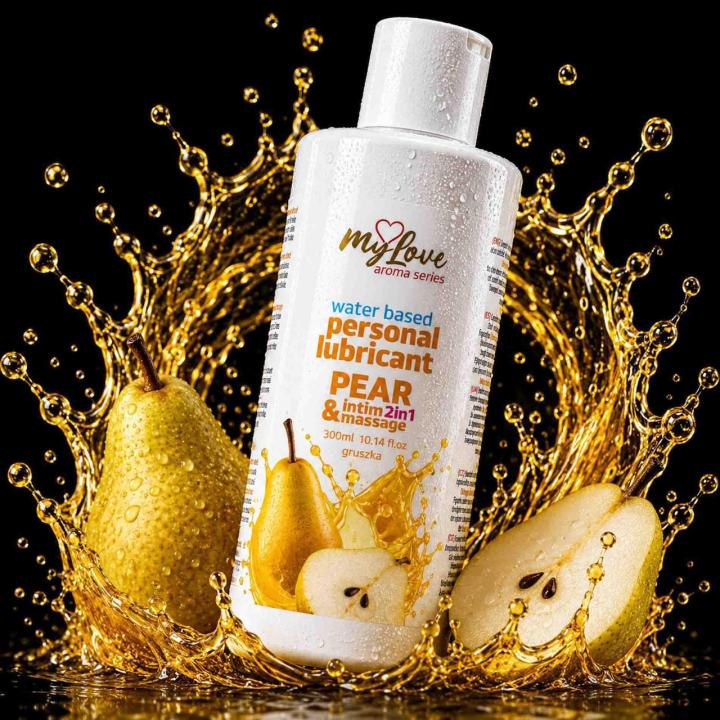 Żel intymny i do masażu 2w1 gruszka 300 ml – wodny, smakowy
