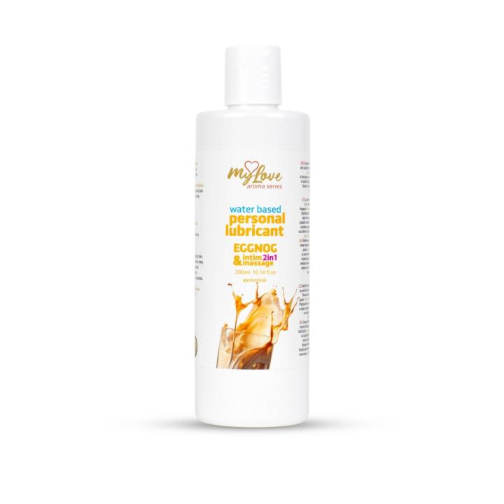 Żel intymny i do masażu 2w1 eggnog 300 ml wodny