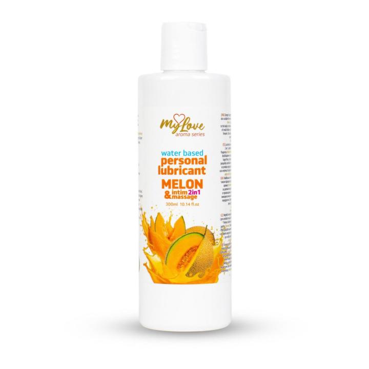 Żel intymny i do masażu 2w1 melon 300 ml - wodny, smakowy