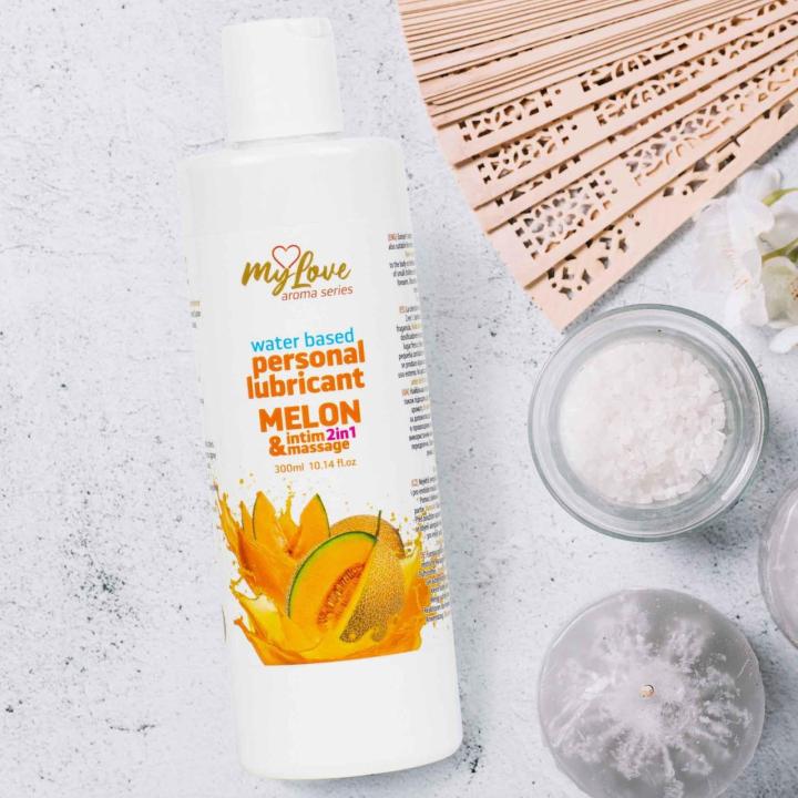 Żel intymny i do masażu 2w1 melon 300 ml - wodny, smakowy