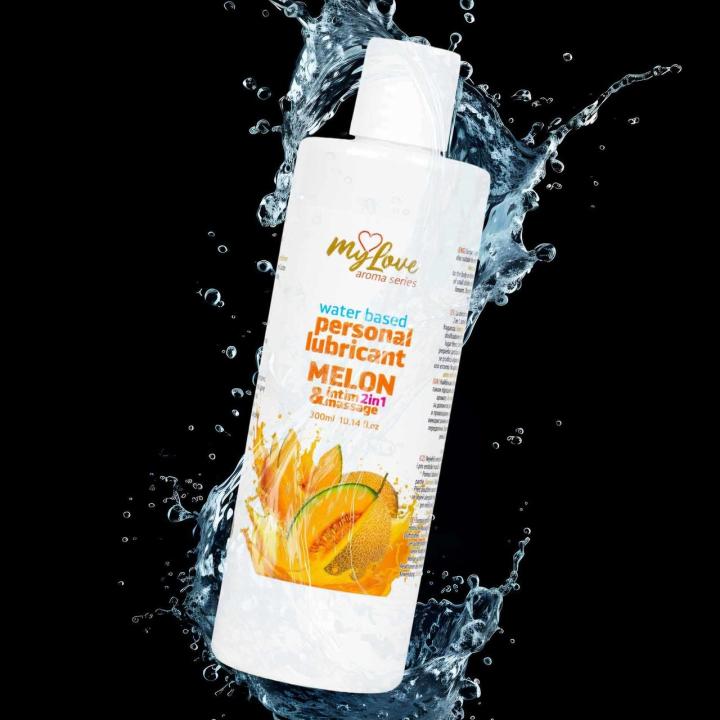 Żel intymny i do masażu 2w1 melon 300 ml - wodny, smakowy