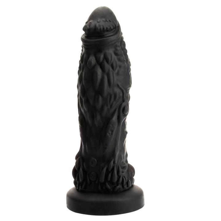 Wibrujące dildo fantasy 20 cm z przyssawką i funkcją boost