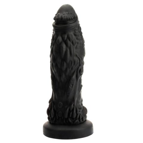 Wibrujące dildo fantasy 20 cm z przyssawką i funkcją boost