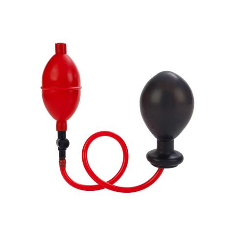 Pompowany korek analny czarny – regulowany plug do treningu i rozciągania