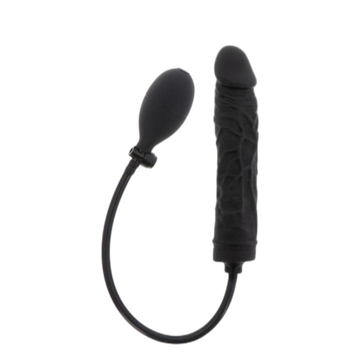Nadmuchiwane dildo analne z pompką i szybkim zaworem | Silikon