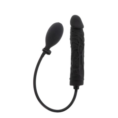 Nadmuchiwane dildo analne z pompką i szybkim zaworem | Silikon