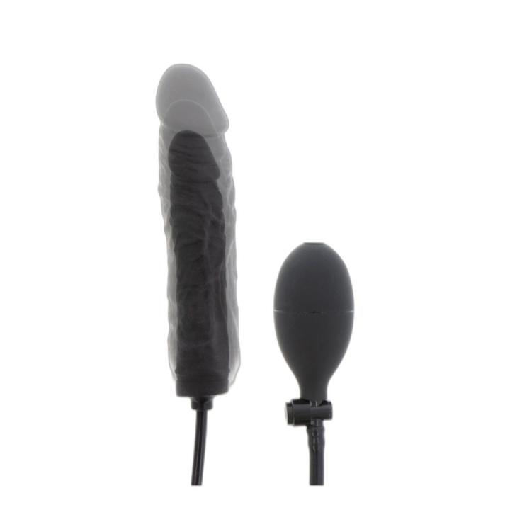 Nadmuchiwane dildo analne z pompką i szybkim zaworem | Silikon