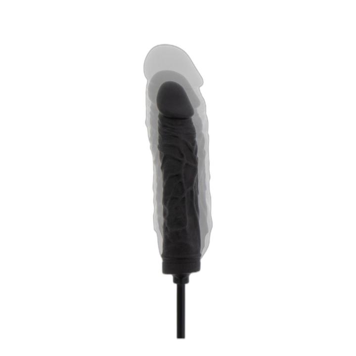Nadmuchiwane dildo analne z pompką i szybkim zaworem | Silikon