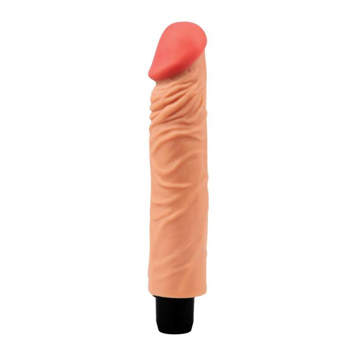 Miękki realistyczny wibrator TPE 21,5 cm – wielostopniowe wibracje