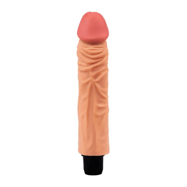 Miękki realistyczny wibrator TPE 21,5 cm – wielostopniowe wibracje