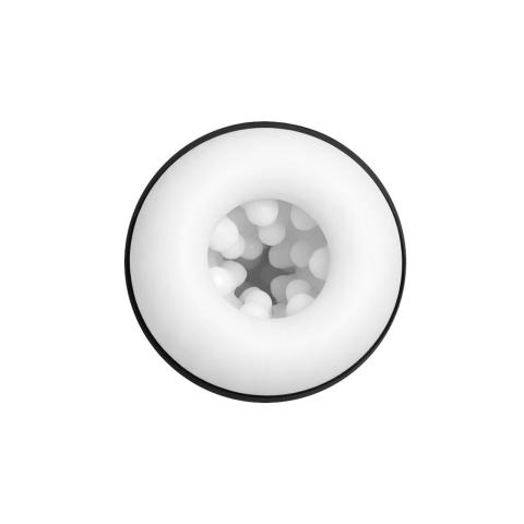 Masturbator z ssaniem i wibracjami 21 cm, LED, sterowanie głosowe