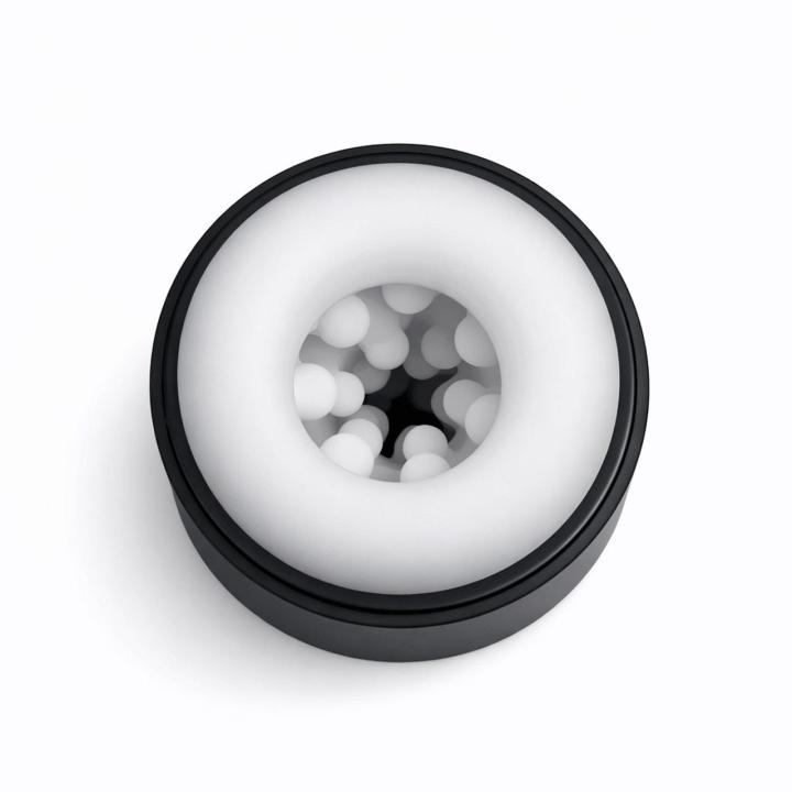 Masturbator z ssaniem i wibracjami 21 cm, LED, sterowanie głosowe
