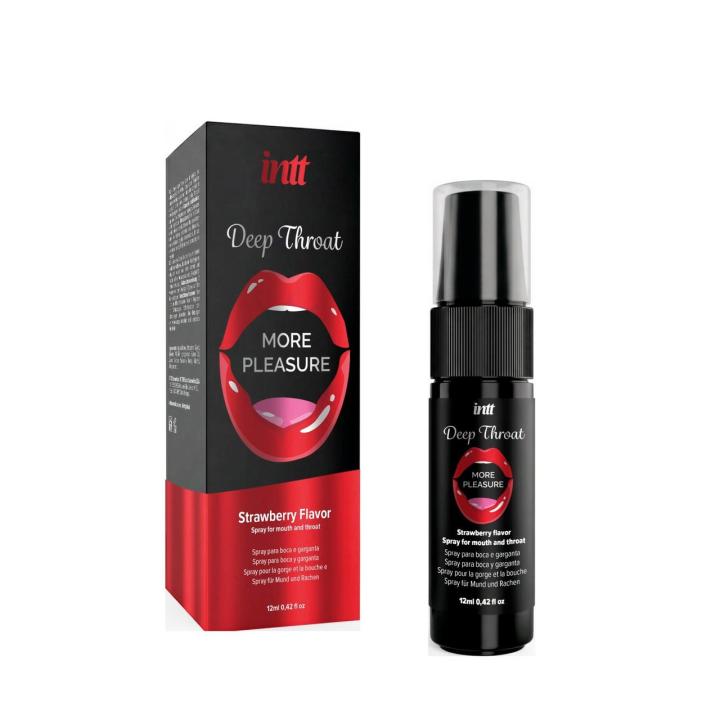 Truskawkowy spray do ust i gardła 12 ml do zbliżeń oralnych