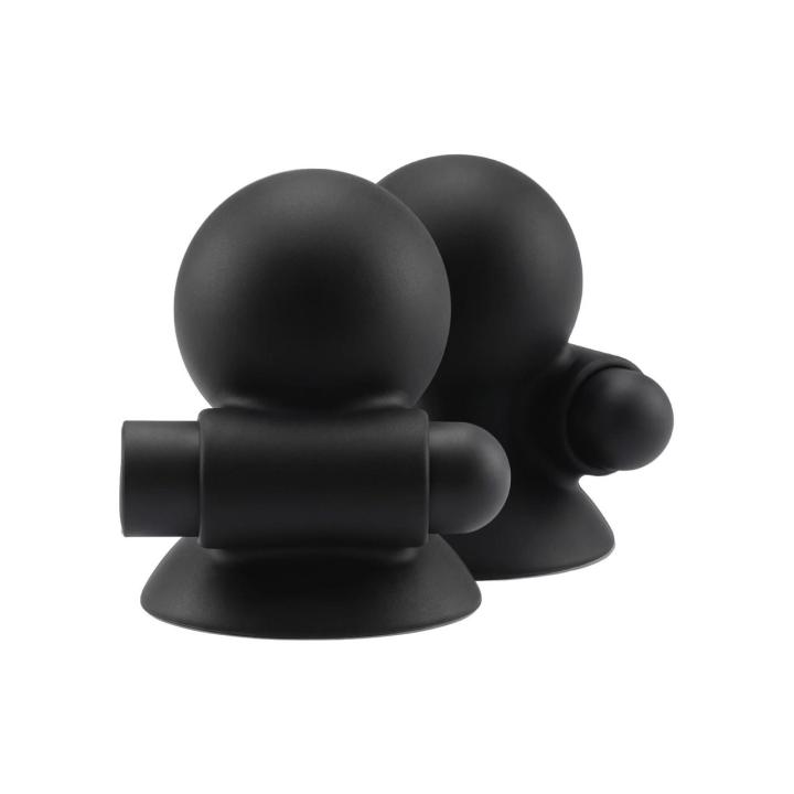 Wibrujące pompki na sutki z podciśnieniem, USB, 10 trybów, IPX6