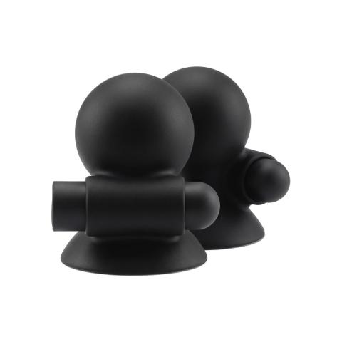 Wibrujące pompki na sutki z podciśnieniem, USB, 10 trybów, IPX6