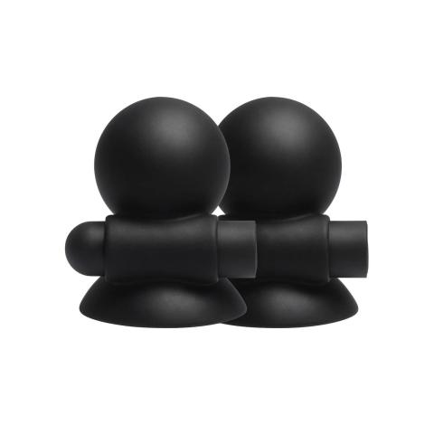 Wibrujące pompki na sutki z podciśnieniem, USB, 10 trybów, IPX6