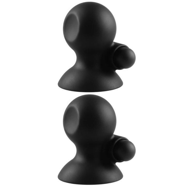 Wibrujące pompki na sutki z podciśnieniem, USB, 10 trybów, IPX6