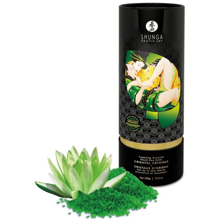 Sól do kąpieli kwiat lotosu 600 g - zielona woda, zapach i pielęgnacja