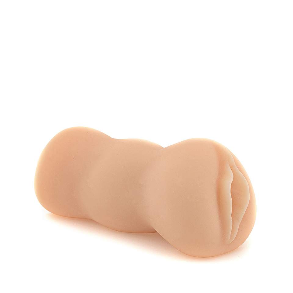 Cielisty realistyczny masturbator z miniwibratorem typu bullet – 7 funkcji wibracji