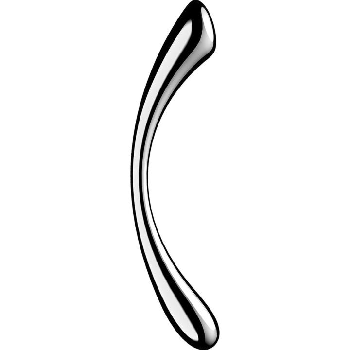 Dwustronne metalowe dildo ze stali nierdzewnej 620 g do punktu g