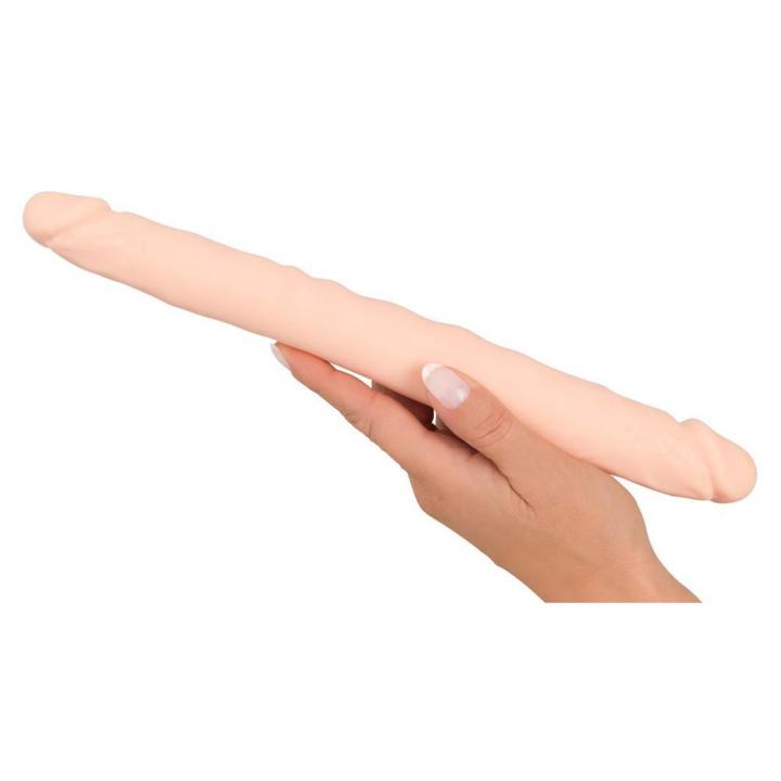 Podwójne dildo silikonowe 30,5 cm - elastyczne, różne średnice