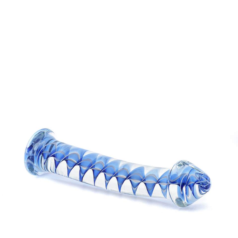 Przezroczyste szklane dildo do punktu G dla wymagających kobiet