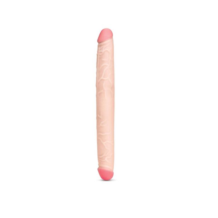 Podwójne dildo realistyczne 30,5 cm elastyczne do zabaw solo i dla par