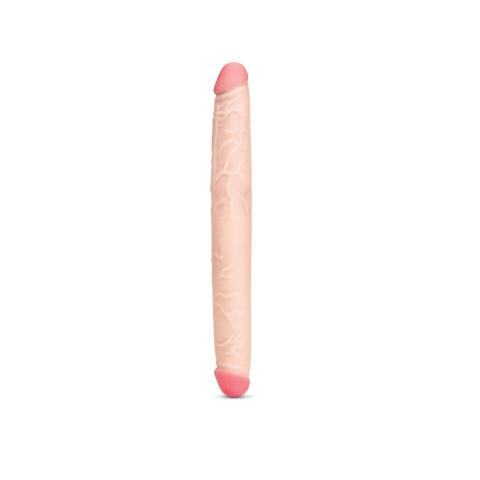 Podwójne dildo realistyczne 30,5 cm elastyczne do zabaw solo i dla par