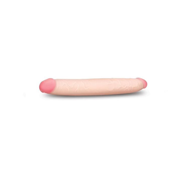 Podwójne dildo realistyczne 30,5 cm elastyczne do zabaw solo i dla par