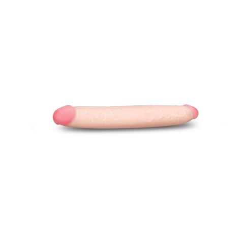Podwójne dildo realistyczne 30,5 cm elastyczne do zabaw solo i dla par