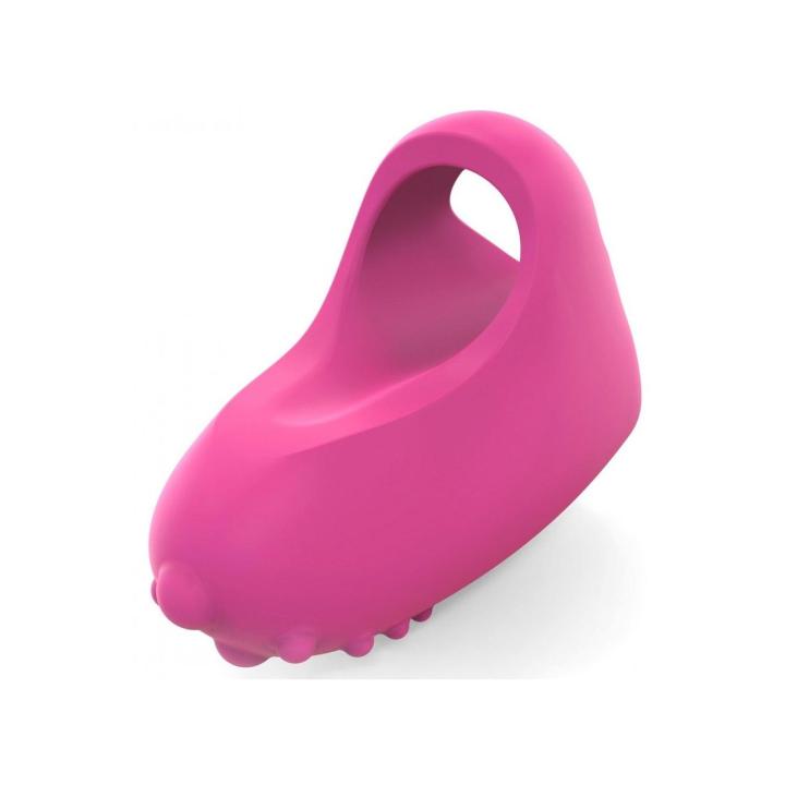 Wibrator na palec różowy silikonowy USB – 3 poziomy intensywności