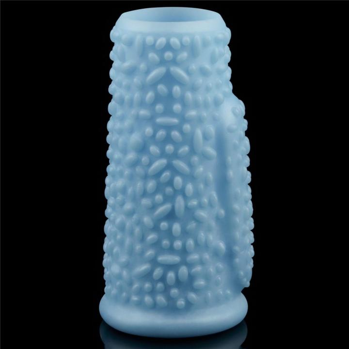 Wibrujący pierścień erekcyjny z powiększeniem 9,9 cm – TPE, wodoodporny