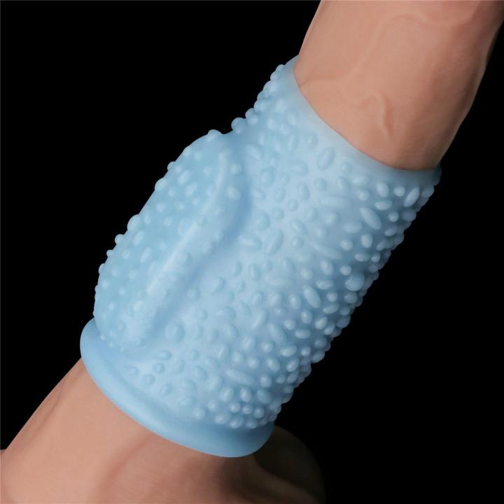 Wibrujący pierścień erekcyjny z powiększeniem 9,9 cm – TPE, wodoodporny
