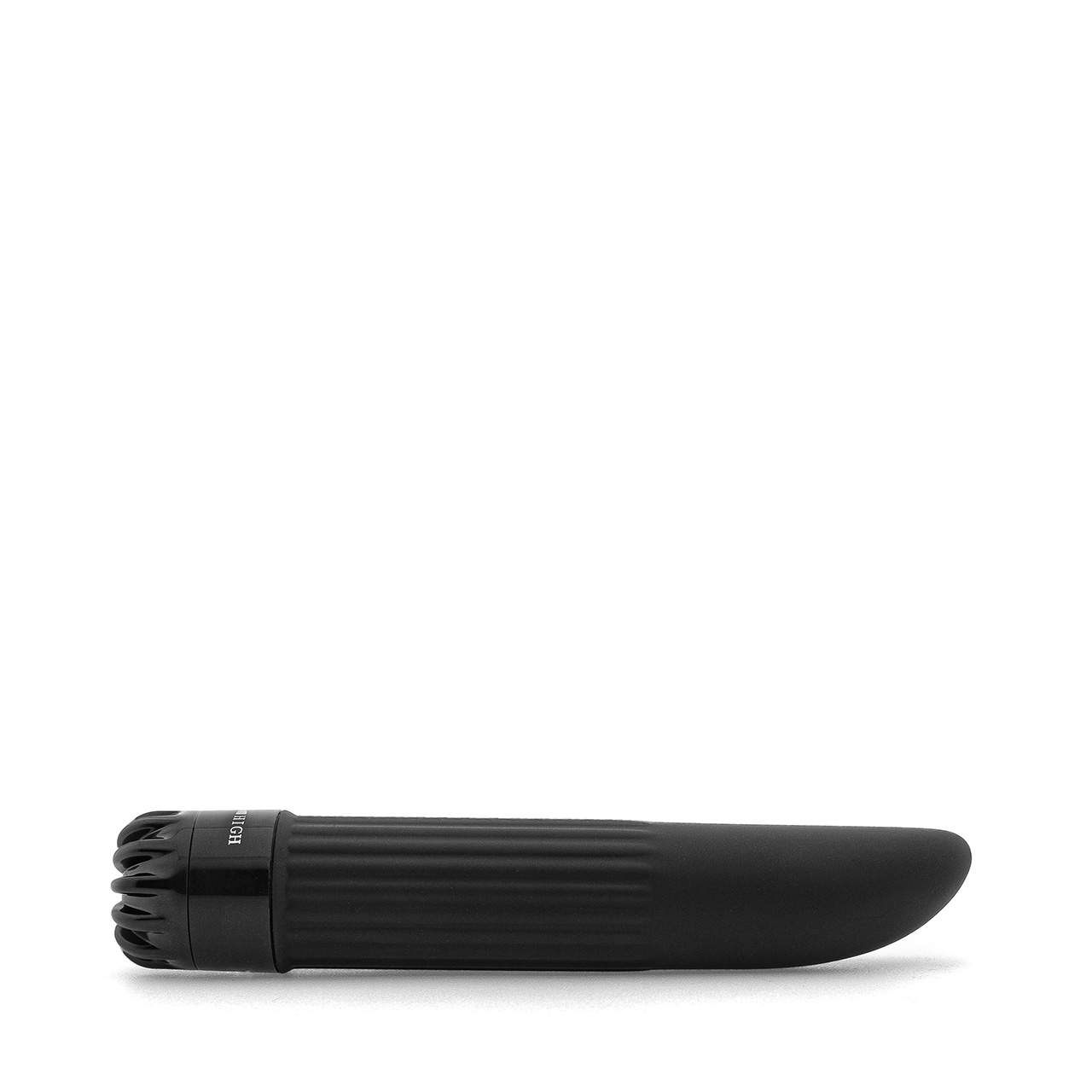 Czarny mini wibrator klasyczny z cichymi wibracjami