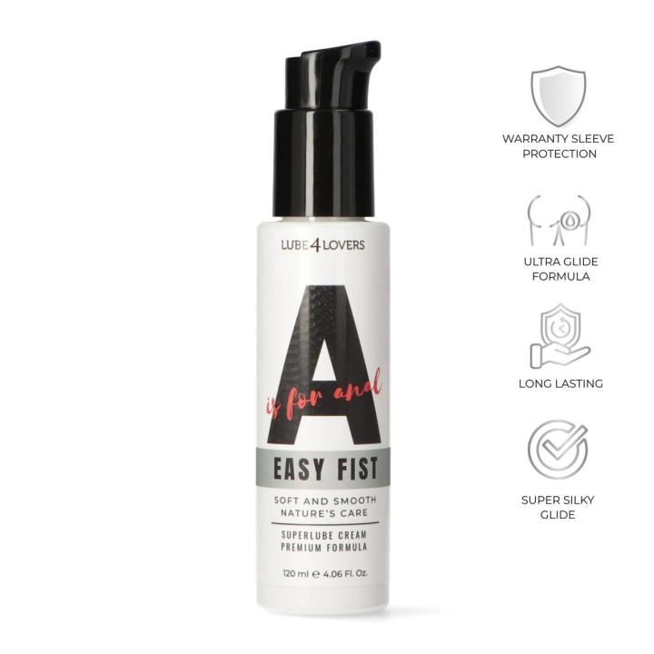 Kremowy lubrykant analny 120 ml - gęsty, długotrwały poślizg