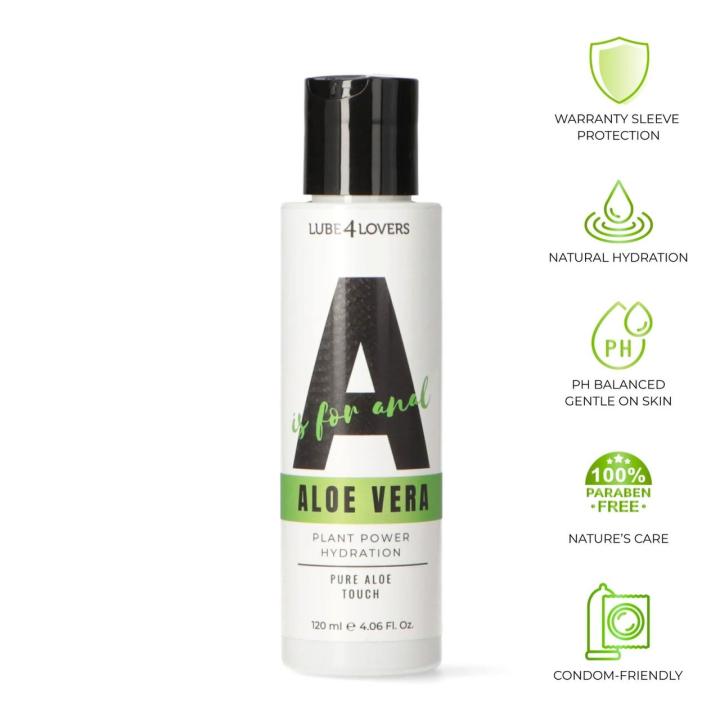 Lubrykant analny z aloesem 120 ml - wodny, bezzapachowy, do prezerwatyw